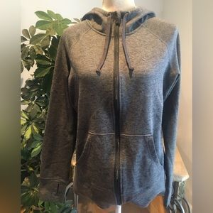 Nike Therma fit full zip hoodie Women's dark gray Size M Excellent Condition